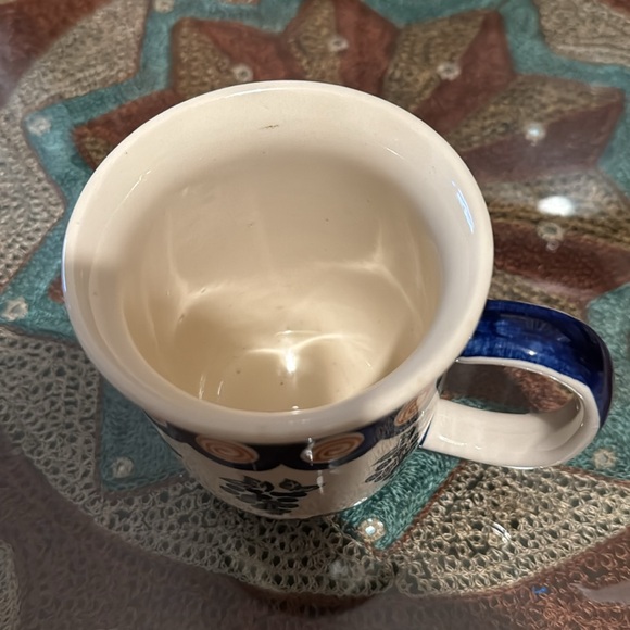 Polish pottery Grapes mug cup - Picture 3 of 8